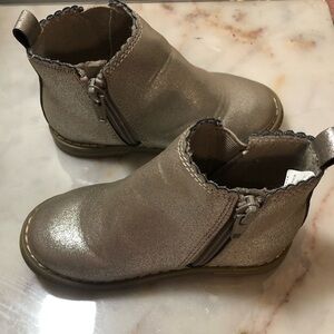 Gap Baby Girls metallic boots size 7